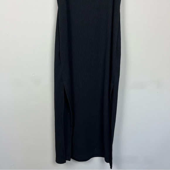 NWT WALTER BAKER BROOKLYN SLEEVELESS RIBBED MIDI DRESS IN BLACK SIZE MEDIUM - Picture 15 of 16